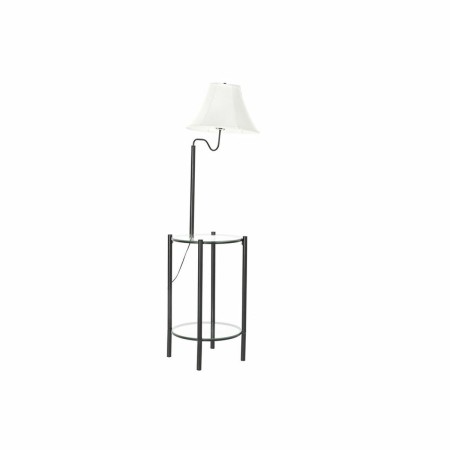 Lampadaire DKD Home Decor Noir Polyester Métal Verre (39 x 45 x 148 cm)