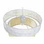 Suspension DKD Home Decor Polyester Rotin 220 V 50 W (2 pcs) (35 x 35 x 18 cm)