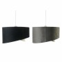 Suspension DKD Home Decor Noir Gris Polyester 220 V 50 W (2 pcs) (36 x 36 x 18 cm)