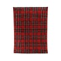 Couverture en flanelle Home Textiles Rouge Carreaux Ecossais 150 x 200 cm