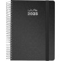 Agenda Grafoplas Metallic Negro A5 14,8 x 21 cm 2025