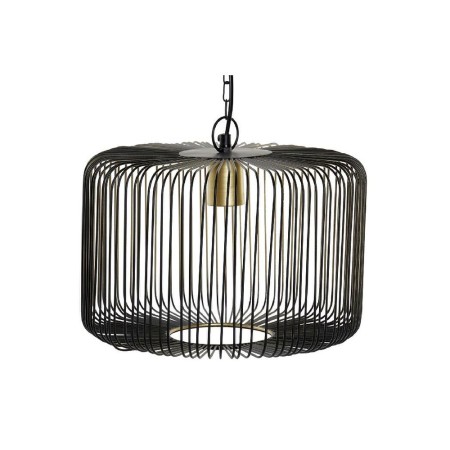 Suspension DKD Home Decor Noir Métal 220 V Doré 50 W (33 x 33 x 21 cm)