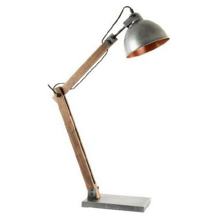 Lampe de bureau DKD Home Decor Métal Bois 220 V 25W (50 x 19 x 79 cm)