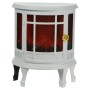 Adorno Navideño Lifetime Blanco Chimenea 25 x 12,5 x 30 cm Luz LED