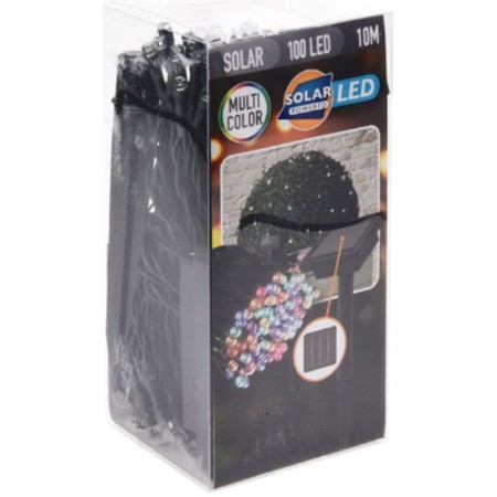 Guirlande lumineuse LED Lifetime 12 m Multicouleur Solaire