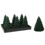 Bougie LED Lifetime Vert foncé Sapin de Noël 19 cm Effet flamme