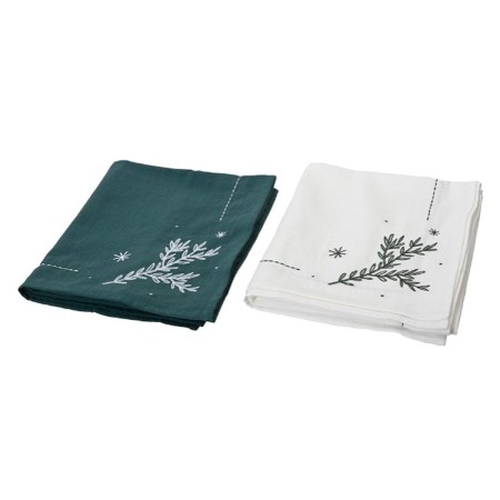 Camino de Mesa Decoris Blanco Verde Navidad 40 x 140 cm