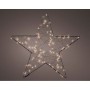 Estrella de Navidad Lumineo PVC Ø 38 cm MicroLED