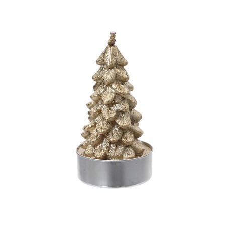 Vela Lifetime Dorado Árbol de Navidad 9,2 x 9,2 cm