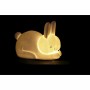 Lampe de bureau DKD Home Decor Blanc Porcelaine 25W 220 V LED Lapin (17 x 11 x 12 cm)