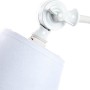 Lampe de bureau DKD Home Decor Noir Beige Métal Tissu Polyester Blanc 220 V 40 W (13 x 43 x 4 cm) (3 pcs)