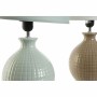 Lampe de bureau DKD Home Decor Céramique Marron Vert 40W (28 x 28 x 41.5 cm) (2 pcs)