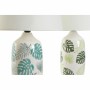 Lampe de bureau DKD Home Decor Céramique Volets Coton 40W (30 x 30 x 49.5 cm) (2 pcs)