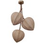 Suspension DKD Home Decor Marron Lin Métal (40 x 14 x 76 cm)