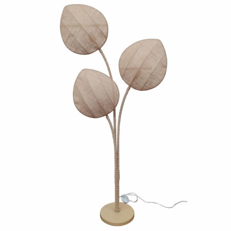 Lampadaire DKD Home Decor Marron Lin Métal Volets (66 x 24 x 150 cm)