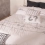 Housse de Couette HappyFriday Blanc Live Multicouleur 180 x 220 cm