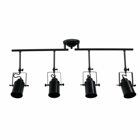 Suspension DKD Home Decor Ampoules Noir Métal (92 x 12 x 38 cm)