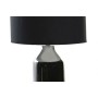 Lampe de bureau DKD Home Decor Noir Polyester Argent Grès (32 x 32 x 52 cm)