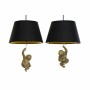 Suspension DKD Home Decor Doré Résine 220 V 50 W Singe (35.5 x 35.5 x 51 cm) (2 pcs)