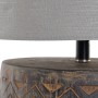 Lampe de bureau DKD Home Decor Gris Polyester Résine 220 V 50 W (40 x 40 x 70 cm)