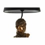 Lampe de bureau DKD Home Decor Noir Doré Polyester Résine Africaine (31 x 31 x 58 cm)