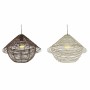 Suspension DKD Home Decor Métal Marron Corde Blanc (38 x 38 x 27 cm) (2 pcs)