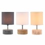 Lampe de bureau DKD Home Decor Polyester Ciment (3 pcs) (16 x 16 x 28 cm)