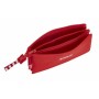 Trousse Fourre-Tout Triple Real Sporting de Gijón Rouge 22 x 12 x 3 cm