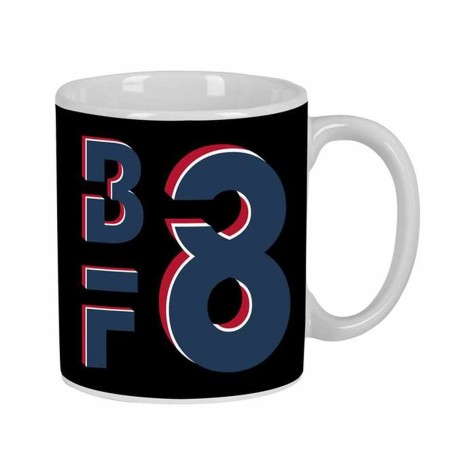 Taza Mug BlackFit8 Urban Negro Azul marino 350 ml Grande