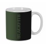 Taza Mug BlackFit8 Gradient Negro Verde militar 350 ml Grande