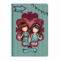 Libreta de Anillas Gorjuss Fireworks Granate 21,5 x 31 x 1 cm