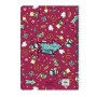 Libreta de Anillas Gorjuss Fireworks Granate 21,5 x 31 x 1 cm