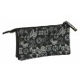 Trousse Fourre-Tout Triple Paul Frank Join The Fun Noir 22 x 12 x 3 cm