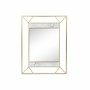 Miroir mural DKD Home Decor Doré Métal Bois MDF (60 x 2 x 80 cm)