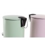 Corbeille à papier DKD Home Decor Vert Rose Métal (3 L) (2 pcs) (23 x 17 x 23 cm)