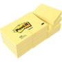 Notas Adhesivas Post-it Canary Amarillo 38 x 51 cm 12 Unidades