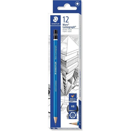 Lápices Staedtler Mars Lumograph Set 2 mm HB (12 Unidades)