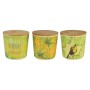 Boîte DKD Home Decor Bambou Tropical (3 pcs) (10.5 x 10.5 x 10.5 cm)