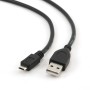 Cable USB a micro USB GEMBIRD 1.8m USB 2.0 A/Micro-B M (3 m) Negro 1,8 m (1 unidad)