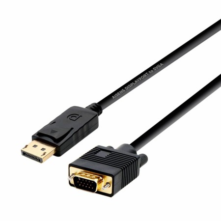 Adaptateur DisplayPort vers VGA Aisens A125-0365 Noir 2 m