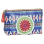 Trousse de toilette DKD Home Decor Bleu Orange Polyuréthane Africain (28 x 8 x 20 cm)