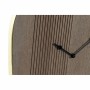Horloge Murale DKD Home Decor Marron Bois Métal Doré (39 x 3.5 x 38 cm)