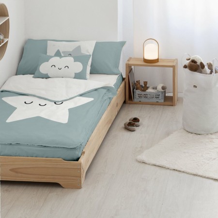 Couette Kids&Cotton Nadir Bleu 90 x 200 cm 90 x 1 x 200 cm