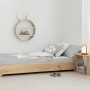 Couette Kids&Cotton Nadir Gris 90 x 200 cm 90 x 1 x 200 cm