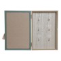 Armoire à clés DKD Home Decor Vert Bois (2 pcs) (20 x 5.5 x 30 cm)