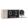 Calendrier de bureau DKD Home Decor Noir Bois de paulownia (35 x 9 x 11,5 cm)