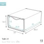 Caja apilable para zapatos Max Home Blanco 12 Unidades (Reacondicionado B)