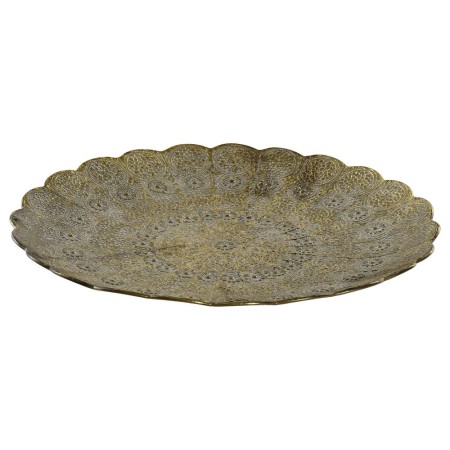 Centre de Table DKD Home Decor Arabe Métal (35 x 35 x 4 cm)