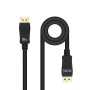 Cable DisplayPort NANOCABLE 10.15.2501 HDR 8K Ultra HD Negro 1 m