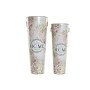 porte-parapluie DKD Home Decor Rose Métal (2 pcs)